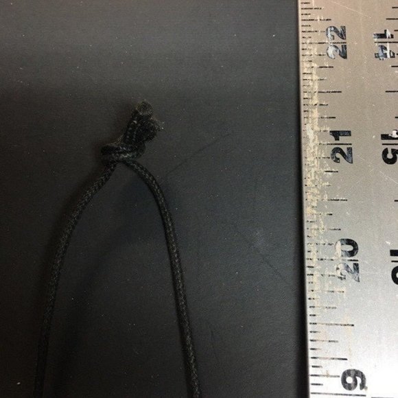 Heart Swirl Pendant Necklace Black Cord Bead Gold Triangle Spiral Retro Boho - Picture 7 of 7